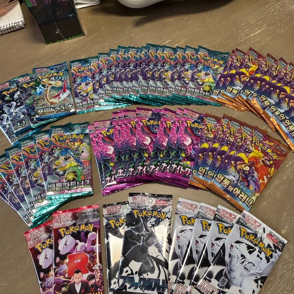 Pokemon Booster Packs - 5 Packs Mixed
